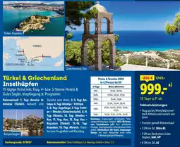 Lidl Reisen Türkei & Griechenland Inselhüpfen Angebot