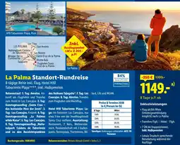 Lidl Reisen La Palma Standort-Rundreise Angebot