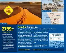 Lidl Reisen Namibia Rundreise Angebot
