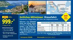 Lidl Reisen östliches Mittelmeer Kreuzfahrt Angebot