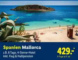 Lidl Reisen Spanien Mallorca Angebot