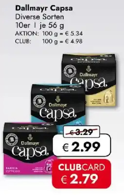 Travel FREE Dallmayr Capsa Angebot