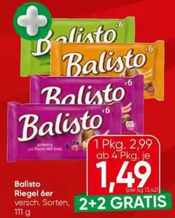Spar Balisto Riegel 6er Angebot