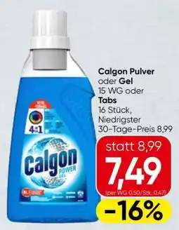 Spar Calgon Pulver oder Gel Angebot