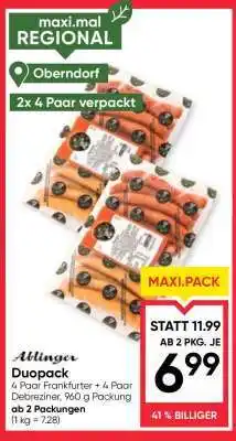 Maximarkt Ablinger Duopack Angebot