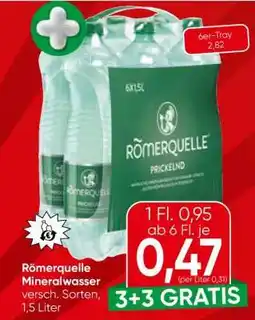 Spar Roemerquelle Mineralwasser Angebot