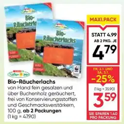 Maximarkt BIO RÄUCHERLACHS Angebot