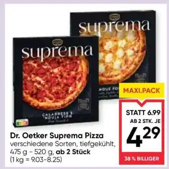 Maximarkt Dr. Oetker Suprema Pizza Angebot