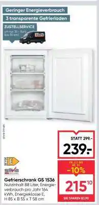 Maximarkt Gefrierschrank GS 1536 Angebot