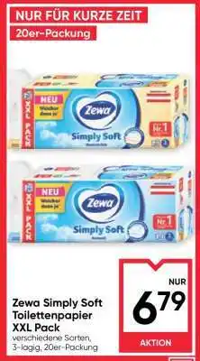 Maximarkt Zewa Simply Soft Toilettenpapier XXL Pack Angebot