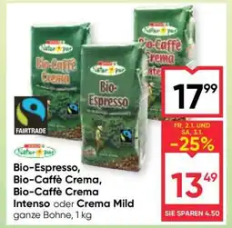 Maximarkt Bio-Espresso, Bio-Caffè Crema, Bio-Caffè Crema Intenso oder Crema Mild Angebot