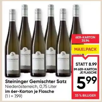 Maximarkt Steininger Gemischter Satz Angebot