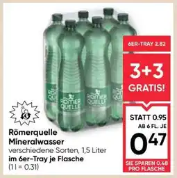 Maximarkt Roemerquelle Mineralwasser Angebot