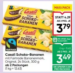 Maximarkt Casali Schoko-bananen Angebot