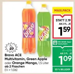 Maximarkt Bravo ACE Multivitamin, Green Apple oder Orange Mango Angebot