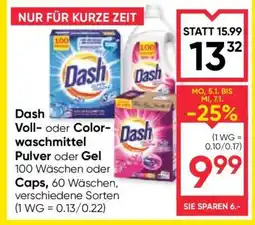 Maximarkt Dash Voll- oder Colorwaschmittel Angebot