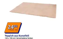 Action Teppich aus Kunstfell Angebot