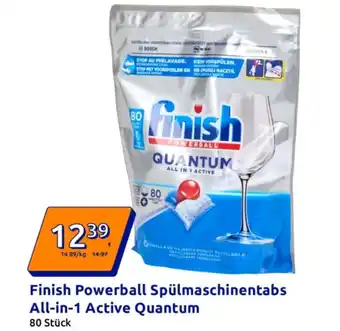 Finish Powerball Spülmaschinentabs All-in-1 Active Quantum