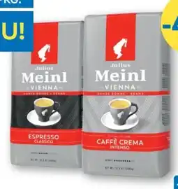 T&G Julius Meinl Trend Caffé Crema Intenso Angebot