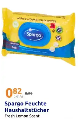 Action Spargo Feuchte Haushaltstücher Fresh Lemon Scent Angebot