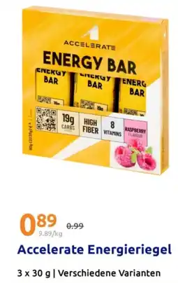 Action Accelerate Energieriegel Angebot