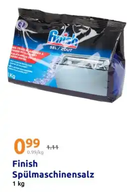 Action Finish Spülmaschinensalz Angebot