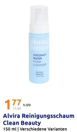 Action Alvira Reinigungsschaum Clean Beauty Angebot