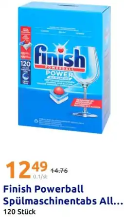Action Finish Powerball Spülmaschinentabs All Angebot