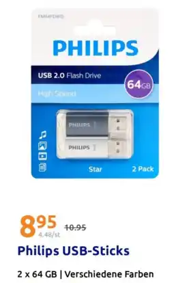 Action Philips USB-Sticks Angebot