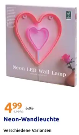 Action Neon-Wandleuchte Angebot