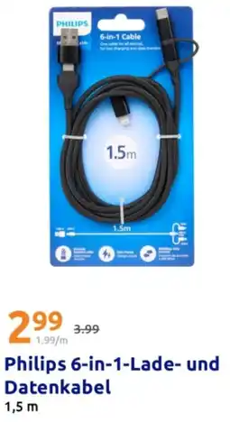 Action Philips 6-in-1-Lade- und Datenkabel Angebot