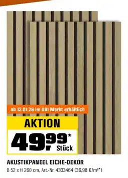 OBI Akustikpaneel eiche-dekor Angebot