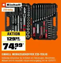 OBI Einhell werkzeugkoffer 233-teilig Angebot