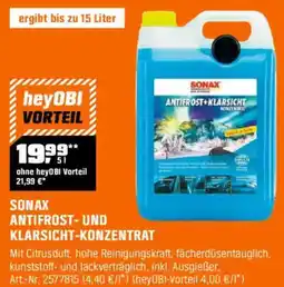 OBI SONAX ANTIFROST+KLARSICHT-KONZENTRAT Angebot