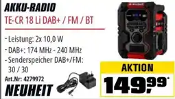 OBI Akku-radio Angebot