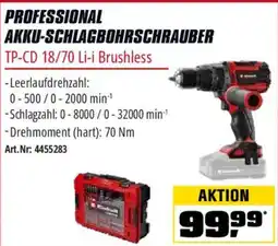 OBI Professional akku-schlagbohrschrauber Angebot