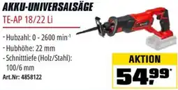 OBI Akku-universalsäge Angebot