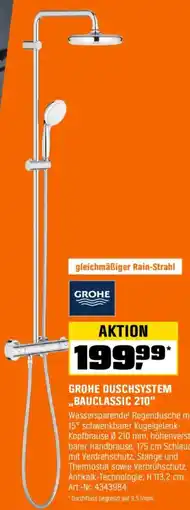 OBI Grohe duschsystem bauclassic 210 Angebot
