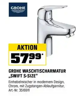 OBI Grohe waschtischarmatur swift s-size Angebot
