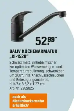 OBI Baliv küchenarmatur ki-1520 Angebot