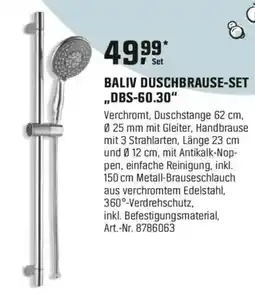 OBI Baliv duschbrause-set ,,dbs-60.30 Angebot
