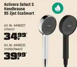 OBI Activera Select S Handbrause 95 2jet EcoSmart Angebot
