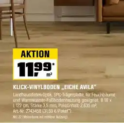 OBI Klick-vinylboden eiche avila Angebot
