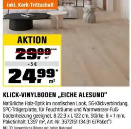 OBI Klick-vinylboden eiche alesund Angebot