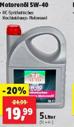 Thomas Philipps Motorenöl 5W-40 Angebot