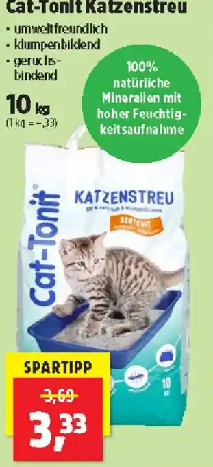 Thomas Philipps Cat-Tonit Katzenstreu Angebot