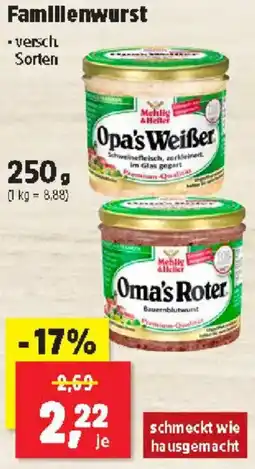 Thomas Philipps Famillenwurst Angebot