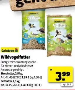 Hagebau Wildvogelfutter Angebot