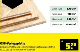 Hagebau OSB-Verlegeplatte Angebot