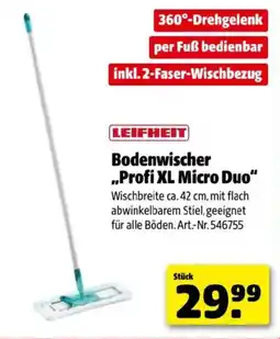 Hagebau Bodenwischer Profi XL Micro Duo Angebot